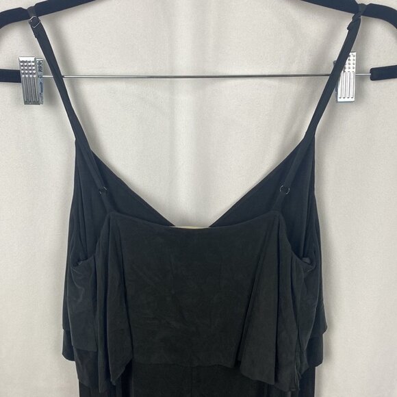 ANTHROPOLOGIE Eri+Ali Aria Black Flowy Slip Dress - Size Small - Picture 11 of 12